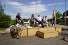 Lars Lutz, Romy Tschopp, Kevin Schläpfer, Petra Huth und Andrea Büchel
