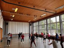 Zumba-Stunde anlässlich Schweiz bewegt